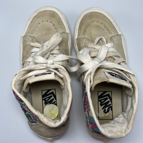 Vans Sk8-Hi Tapered Stackform Paisley Bloom Turtledove sneakers women’s size 5 - Picture 5 of 6